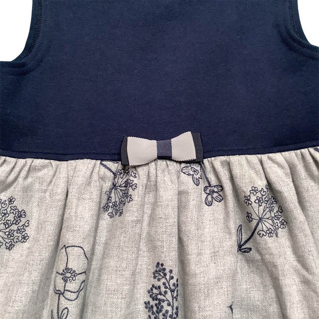 刺繍入りオーバーオール