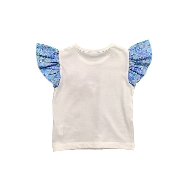 花柄リボン付きＴシャツ