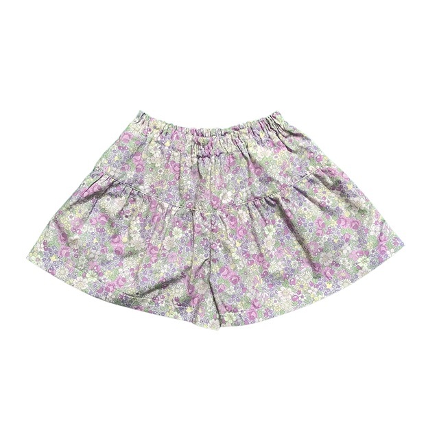 花柄キュロットパンツ