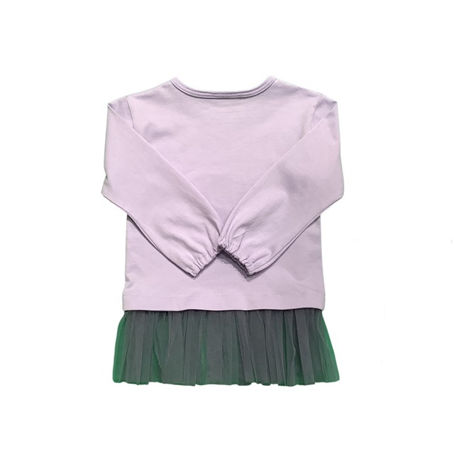 バレエシューズプリントロングスリーブＴシャツ