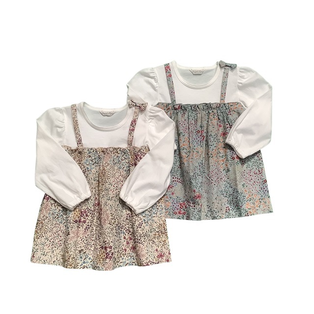 ボタニカル柄チュニック