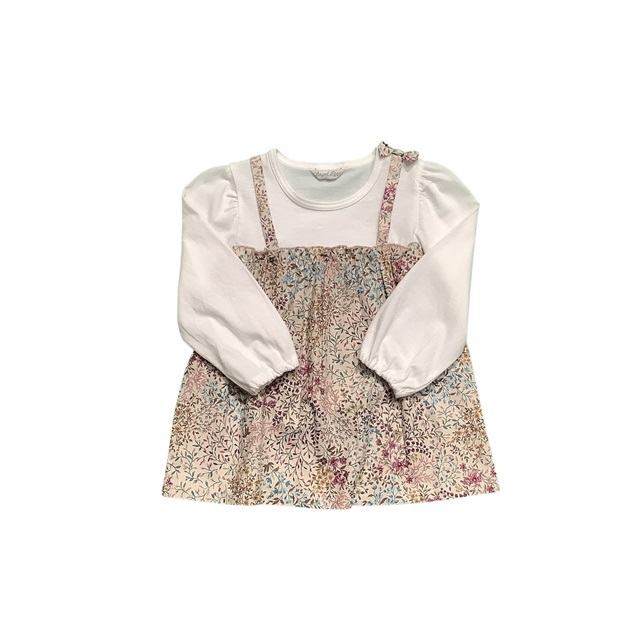 ボタニカル柄チュニック