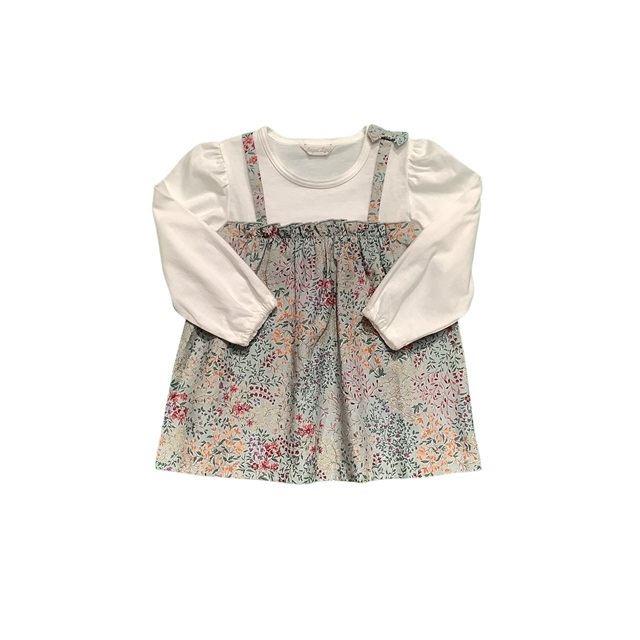 ボタニカル柄チュニック