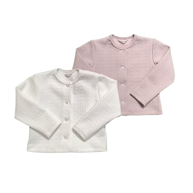 縄編み柄カーディガン