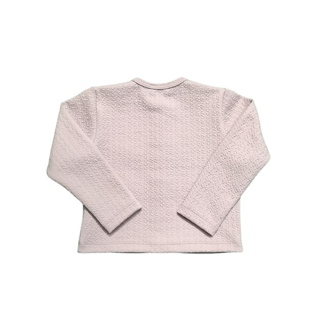 縄編み柄カーディガン