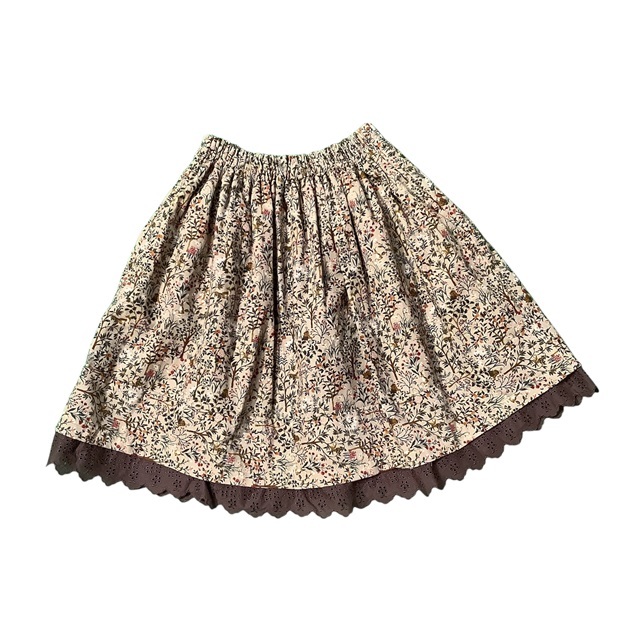 森柄コーデュロイスカート