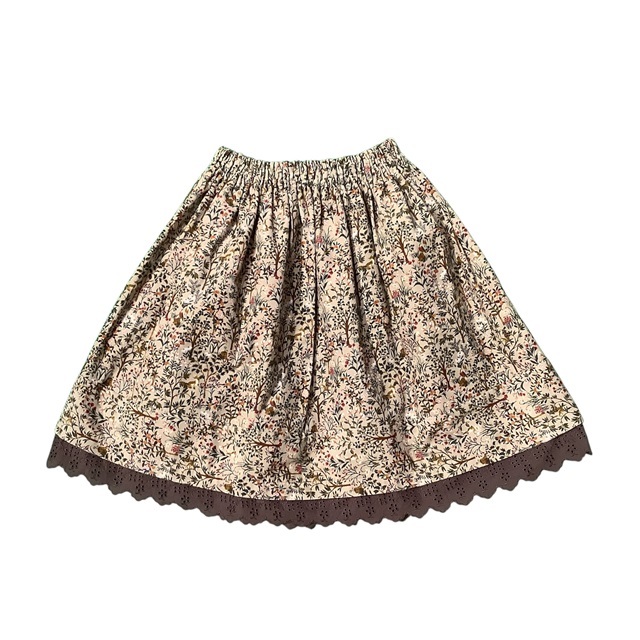 森柄コーデュロイスカート