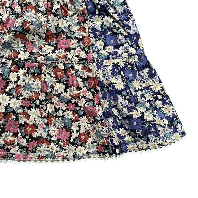 花柄キュロットパンツ