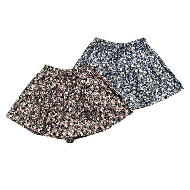 花柄コーデュロイキュロットパンツ