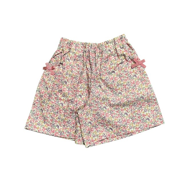 花柄キュロットパンツ