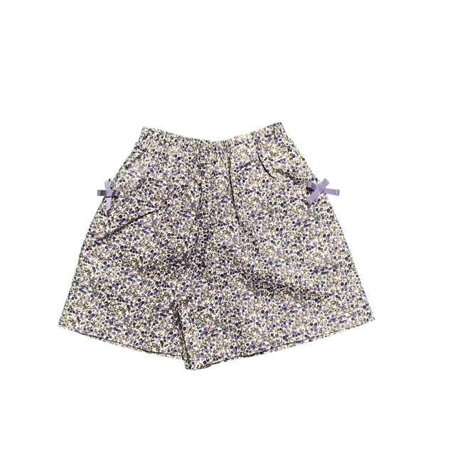 花柄キュロットパンツ