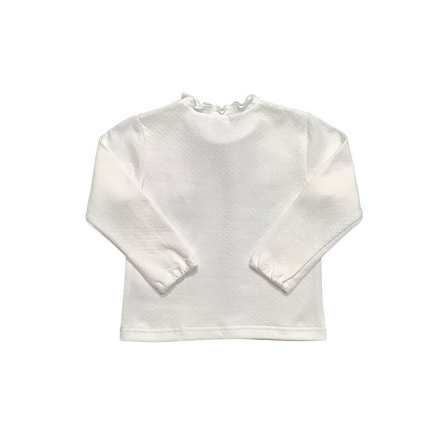 ネックフリルロングスリーブＴシャツ