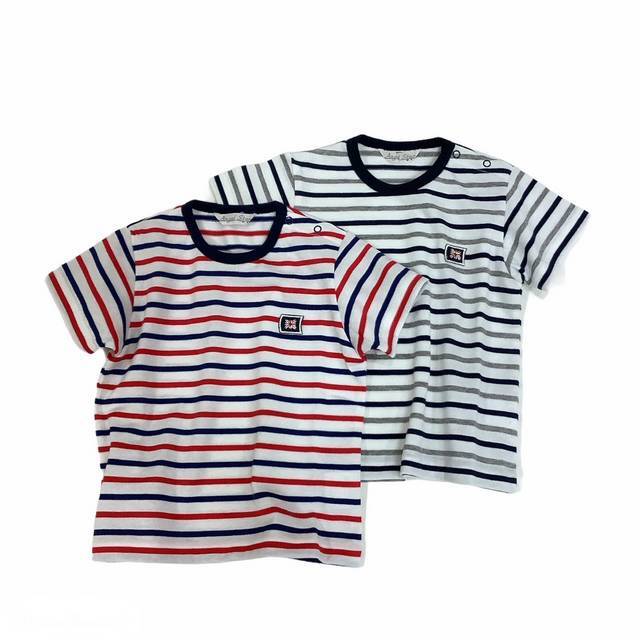 日本製 ベビー 子供 服】 ボーダーTシャツ 「80~140cm」 日本製 ベビー 子供 服】 ボーダーTシャツ 「80~140cm」