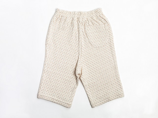 オーガニックコットン水玉パンツ