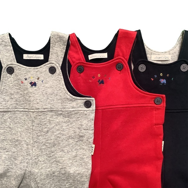 刺繍入りオーバーオール