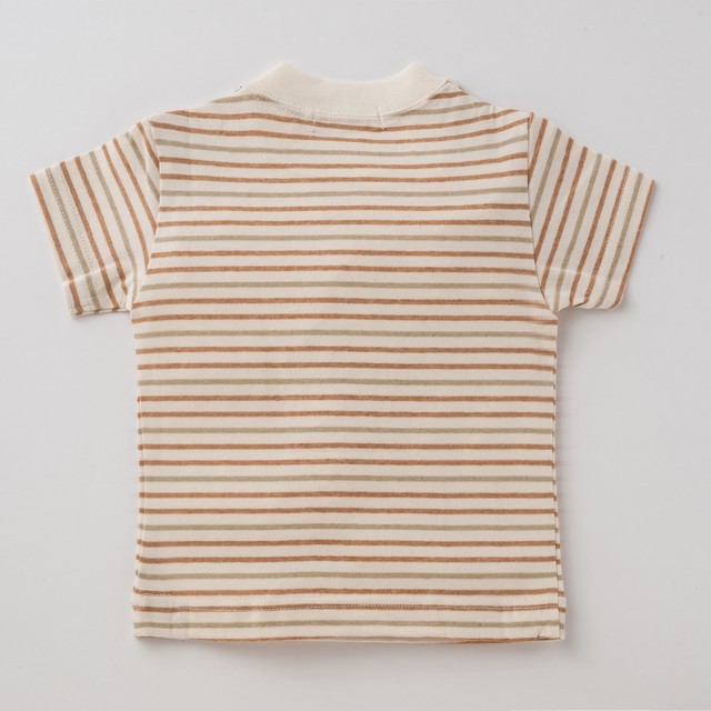 オーガニックコットンくまワッペンTシャツ