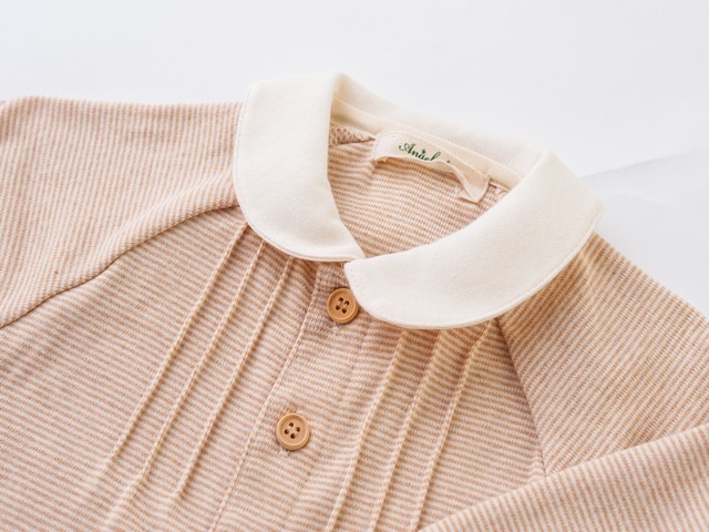 オーガニックコットン帽子付カバーオール