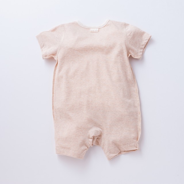 オーガニックコットンロンパース型肌着
