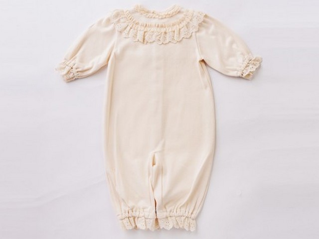 Bebe　２本セット 日本製 ベビー服】刺繍付ボーダーツーウェイドレス [50