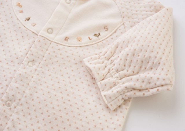 Bebe　２本セット 日本製 ベビー服】刺繍付ボーダーツーウェイドレス [50