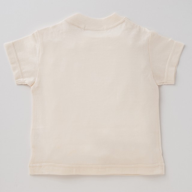 オーガニックコットンくまワッペンTシャツ