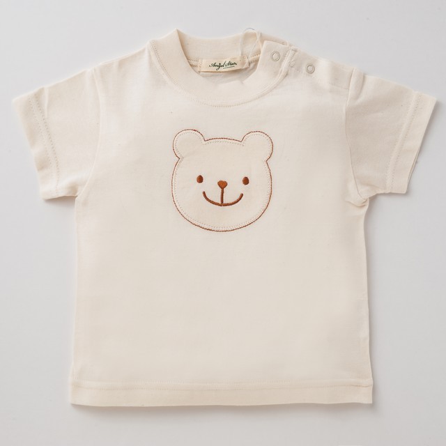 日本製 ベビー服】オーガニックコットン 100％くまちゃん T