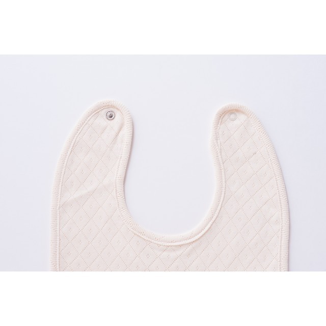 オーガニックコットンダイヤ柄スタイ