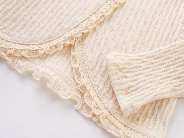 オーガニックコットン楊柳ボレロ