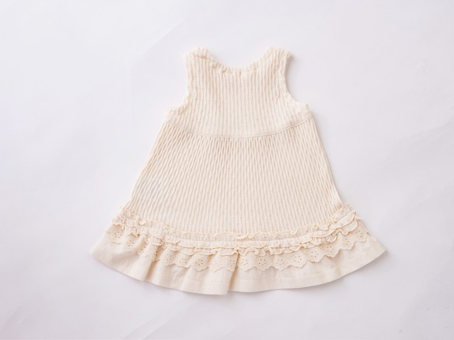 オーガニックコットン楊柳ジャンパースカート