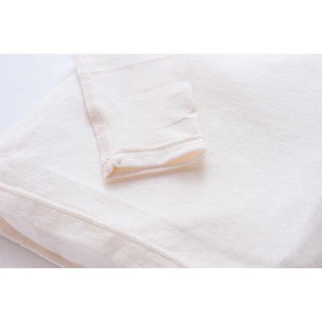 オーガニックコットン長袖Tシャツ型肌着