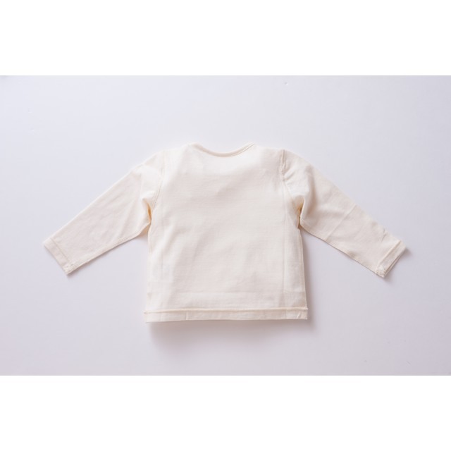 オーガニックコットン長袖Tシャツ型肌着