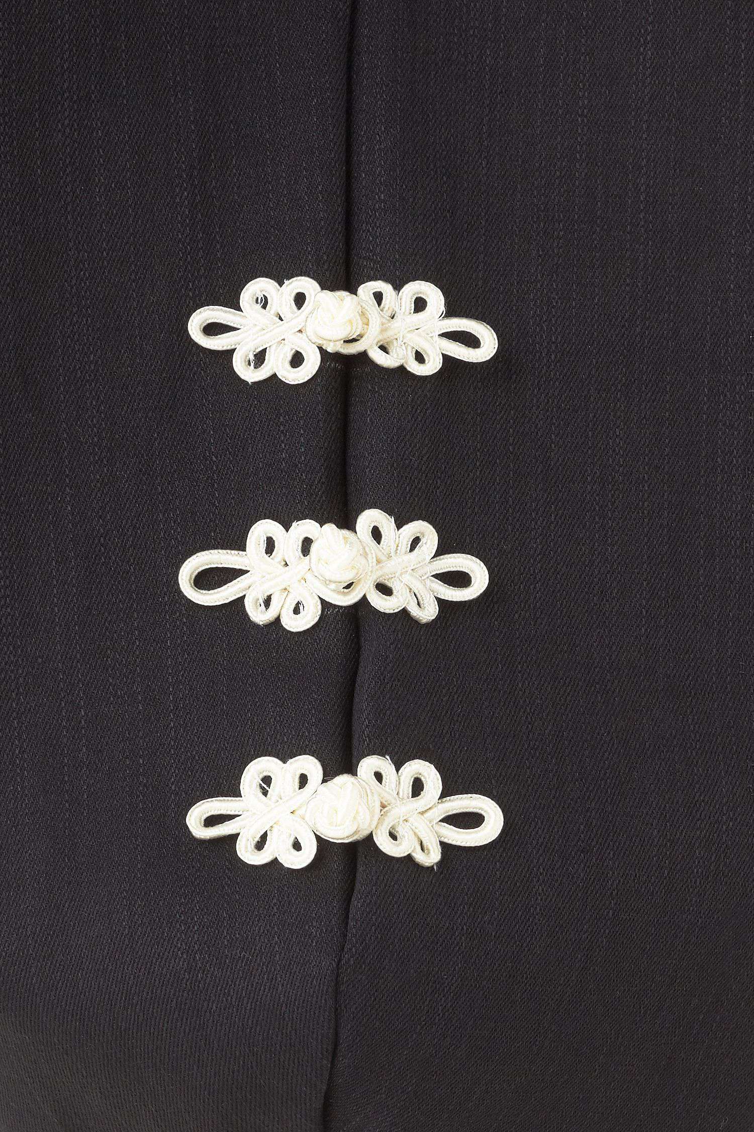 チャイナボタンバルーンリブワイドパンツ -メガ- ankoROCK(アンコ