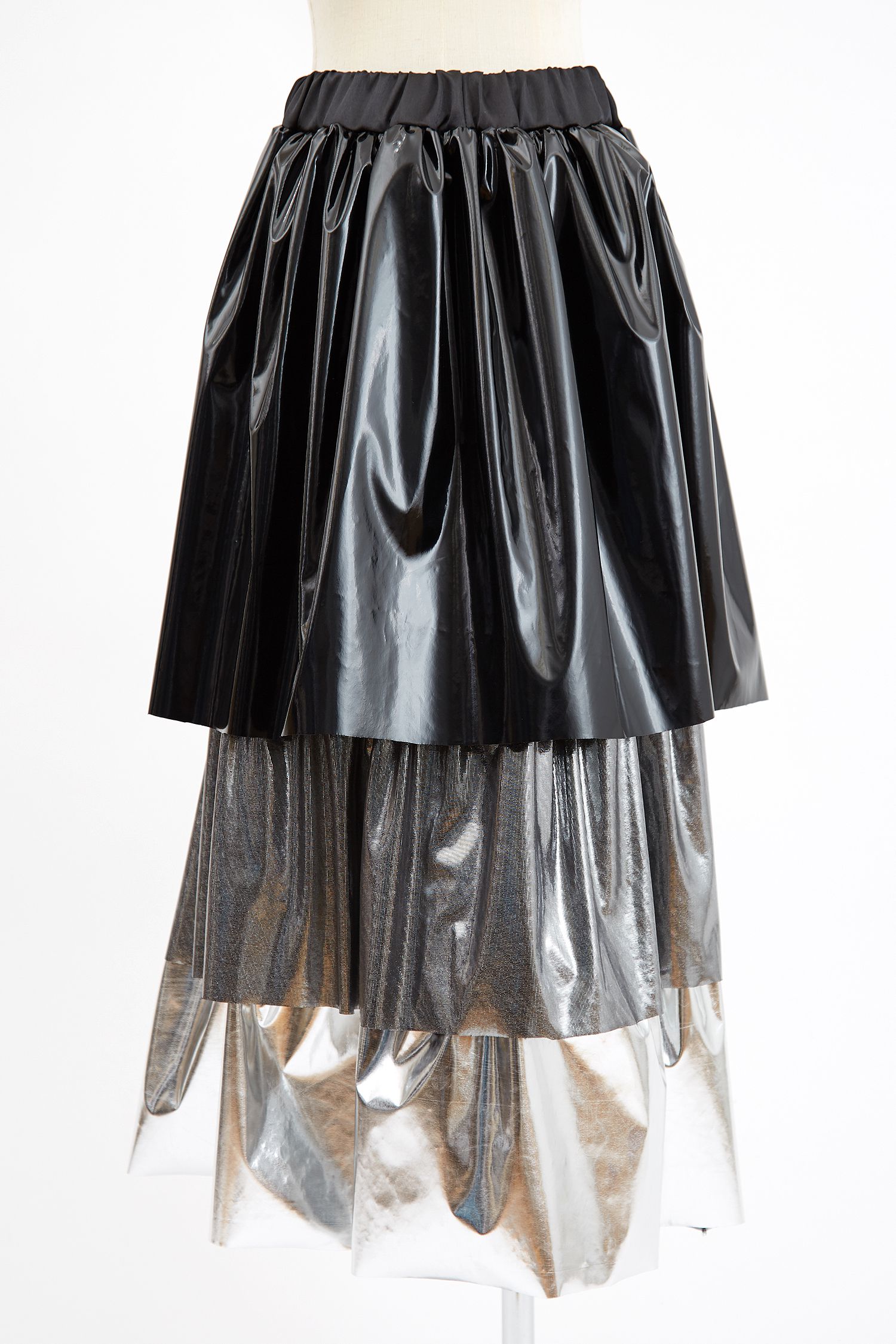 クレイジーメタリックトリプルティアードスカート ankoROCK(アンコ