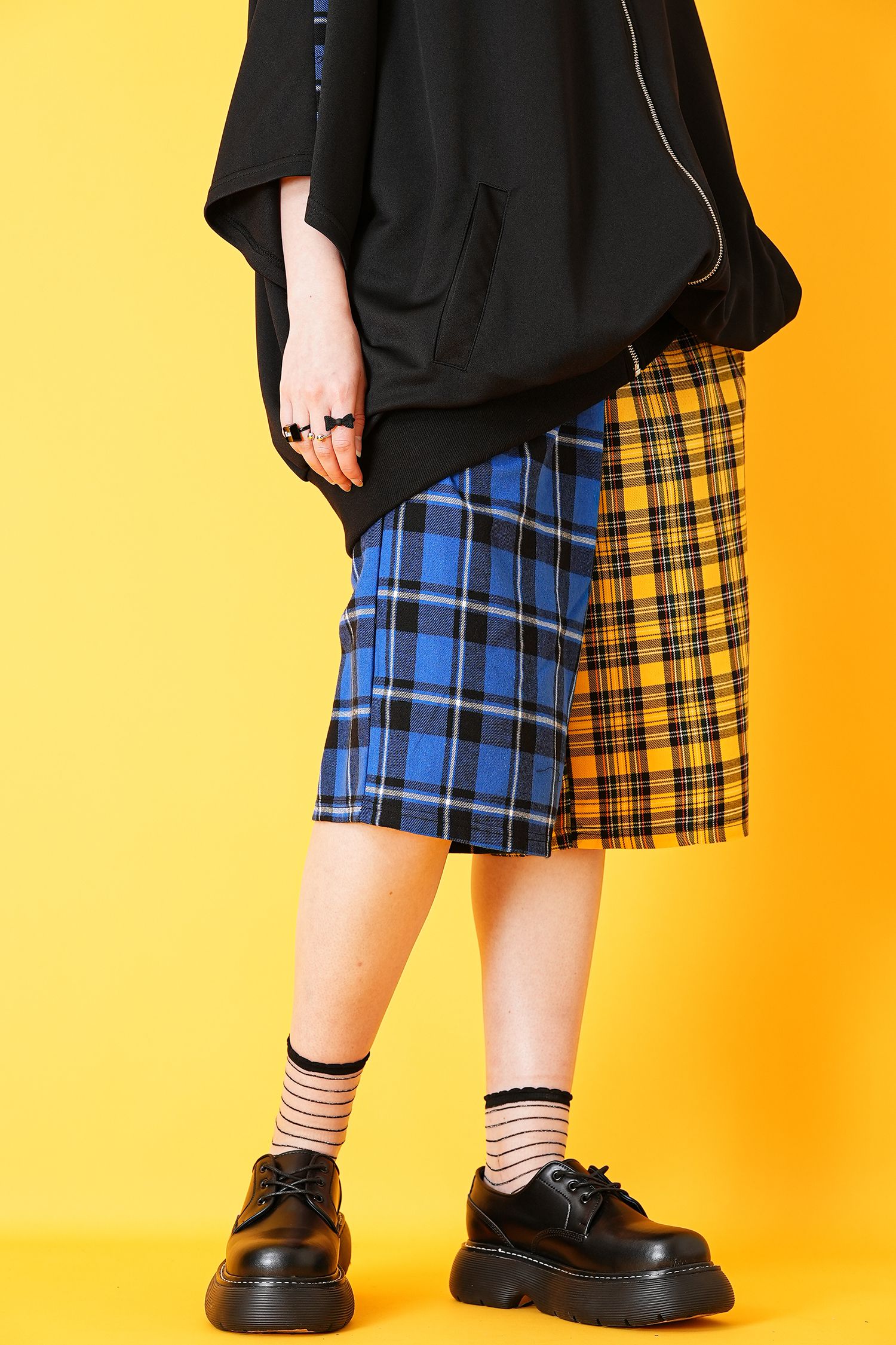新品タグ付き♪ハーリップトゥ♪ Etoile Block Check Skort