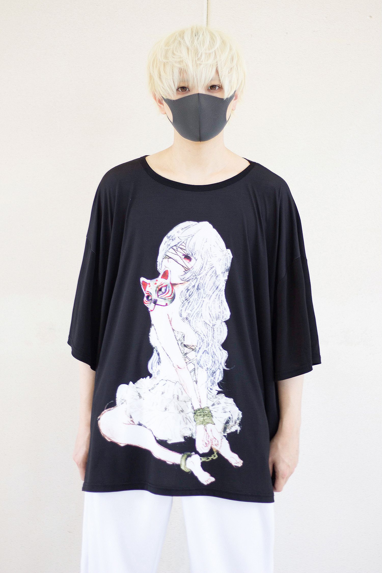 稲荷兄弟×ankoROCK ダーティー稲荷ガールズ『凌』監禁Tシャツ