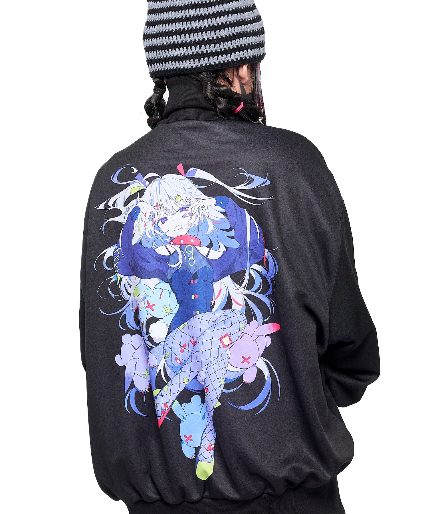 anonenone 魔女ジャージ ブルー×ブラック anonenone 魔女ジャージ(水色×黒) - メルカリ