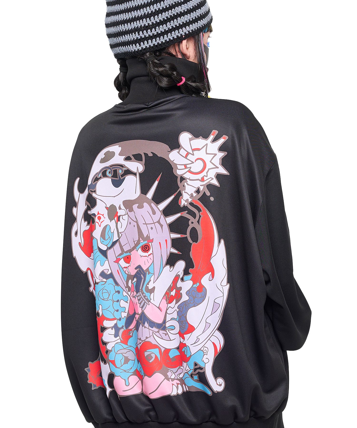 ankoROCK 血しぶきジャージ 楽天市場】ankoROCK メタリックボリュームネックラインジャージ