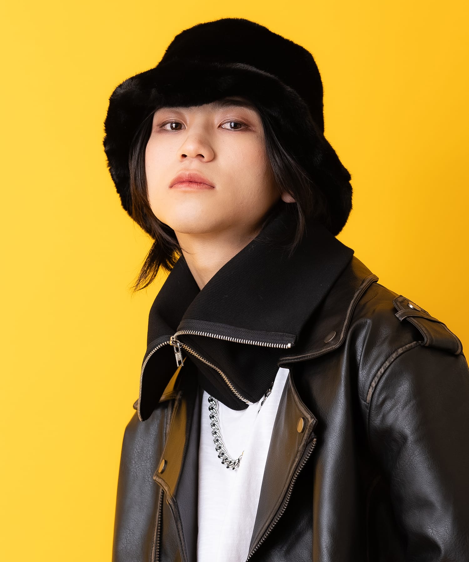 リブボリュームネックウォーマー ankoROCK(アンコロック) メンズ