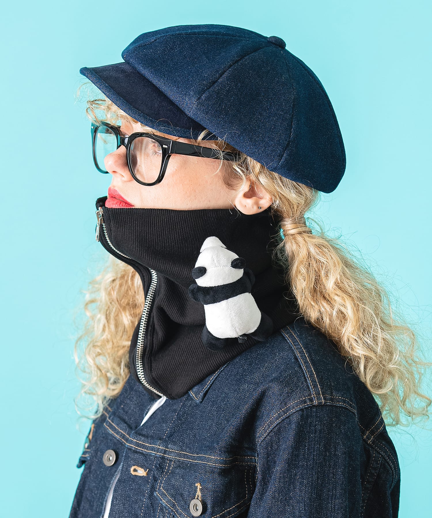 【期間限定 5％OFF】 TEDDY ankoROCK リブボリュームネックウォーマー