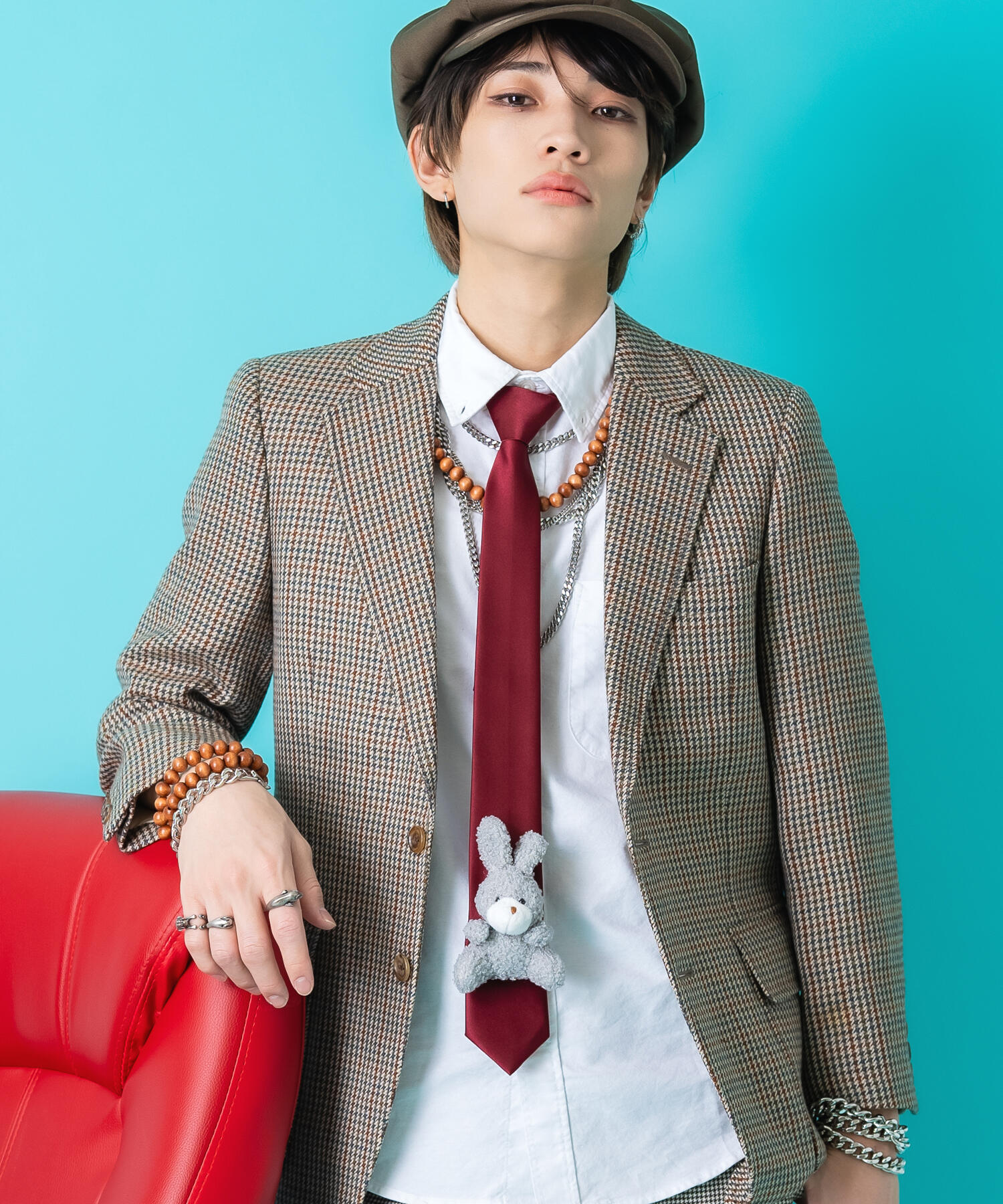 TEDDY ankoROCK ワンタッチネクタイ / メンズ レディース ユニセックス 