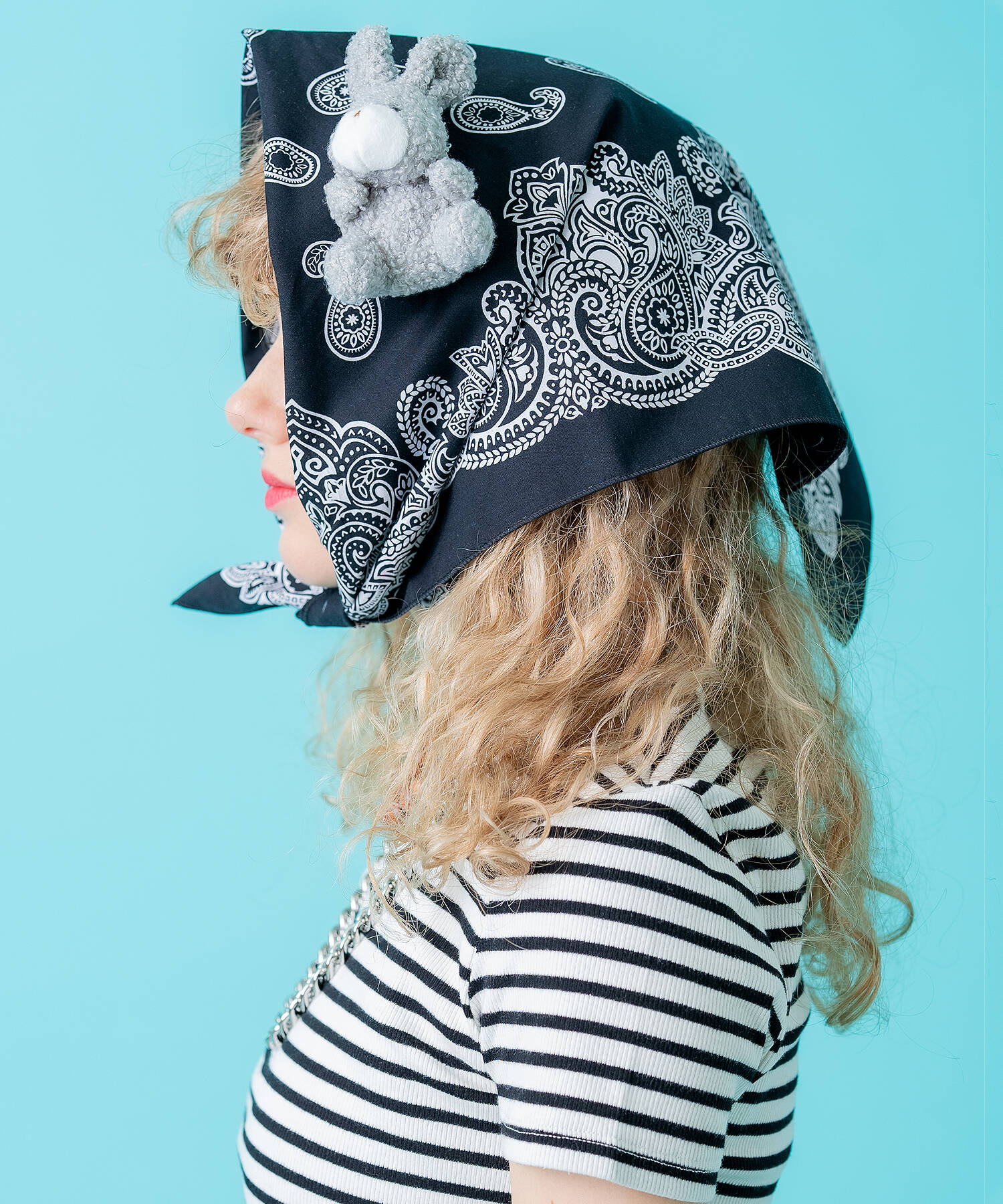 TEDDY ankoROCK ペイズリーバンダナスカーフ / メンズ レディース ユニ