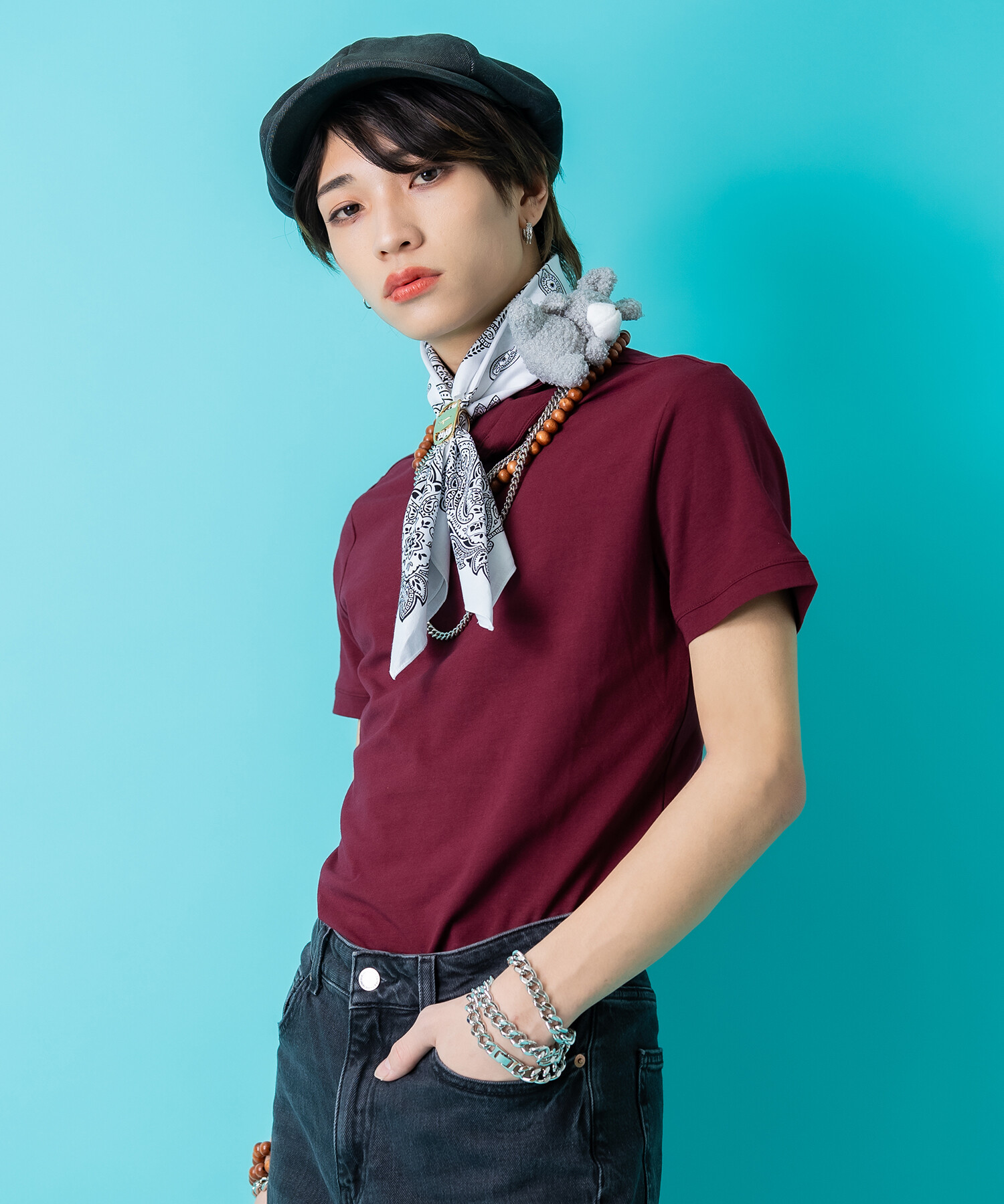 Rabbits Country Club バンダナ柄セット Amazon.co.jp: 表参道ヒルズ店限定FR2 ゴルフ バンダナ柄 モック