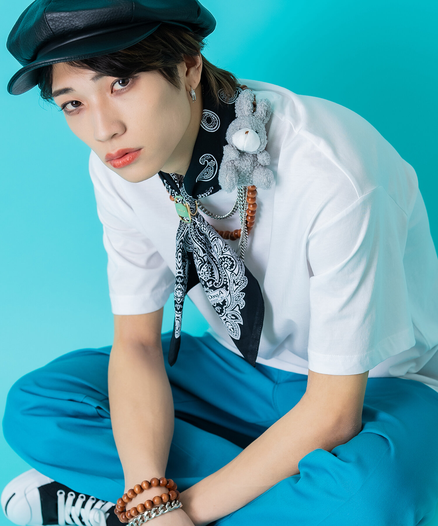 TEDDY ankoROCK ペイズリーバンダナスカーフ / メンズ