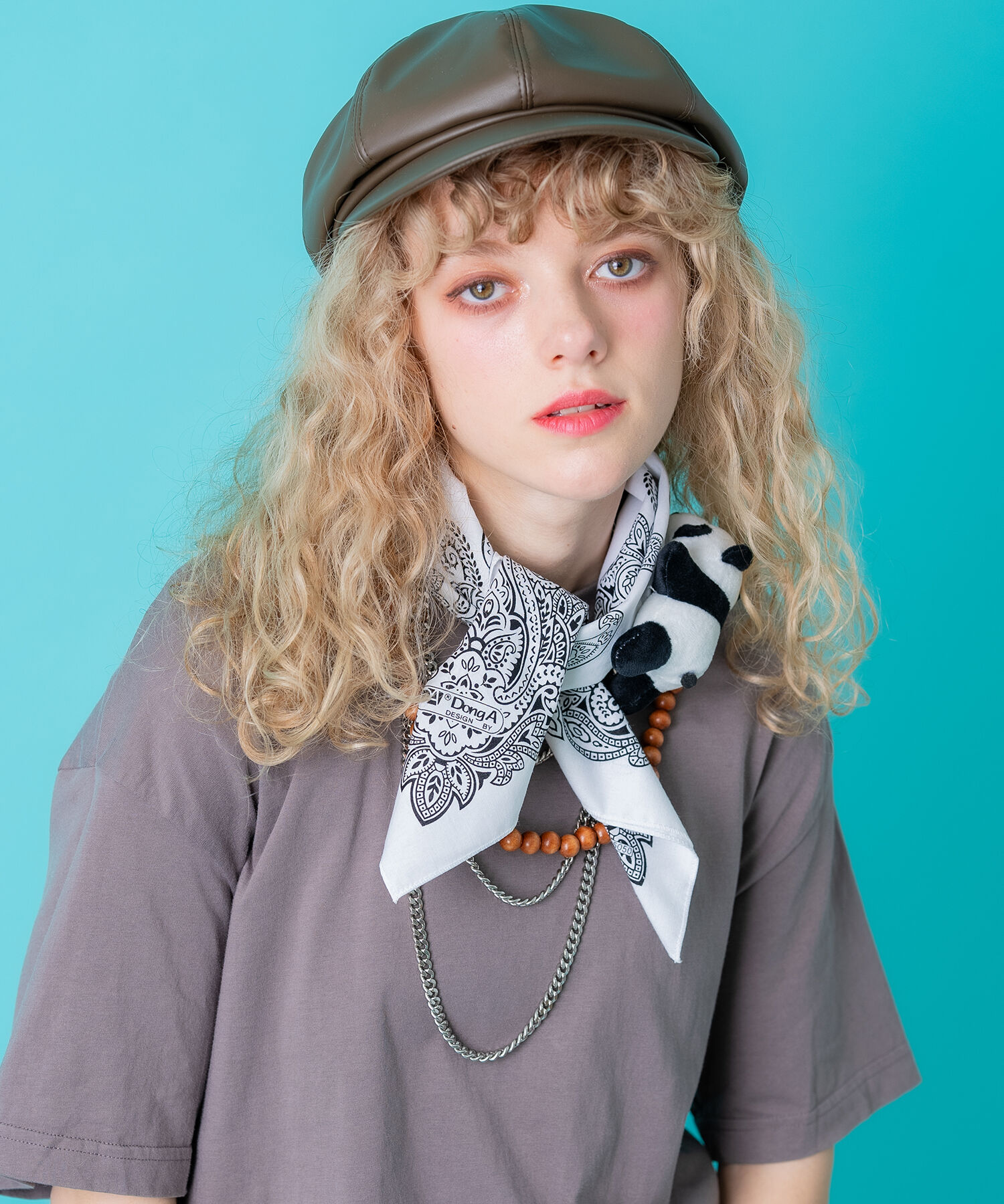 スカーフ付きぬいぐるみ Monchhichi/モンチッチ・ぬいぐるみ・大きな大きなモンチッチ・L