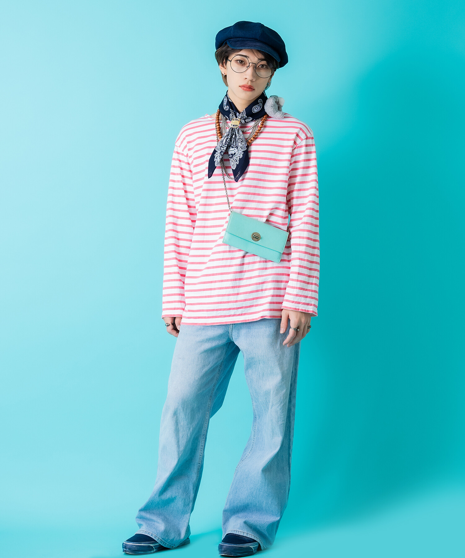 TEDDY ankoROCK ペイズリーバンダナスカーフ / メンズ レディース ユニ