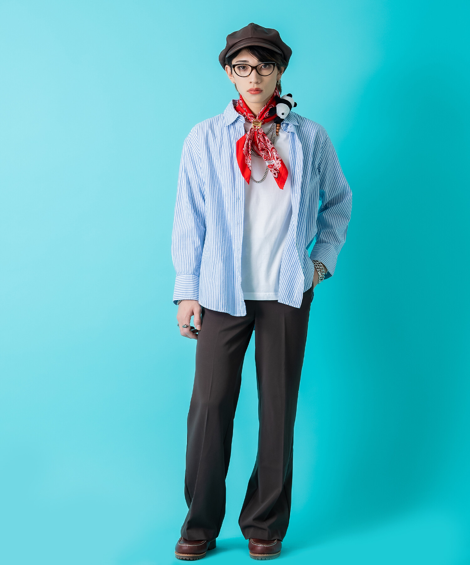 TEDDY ankoROCK ペイズリーバンダナスカーフ / メンズ レディース ユニ