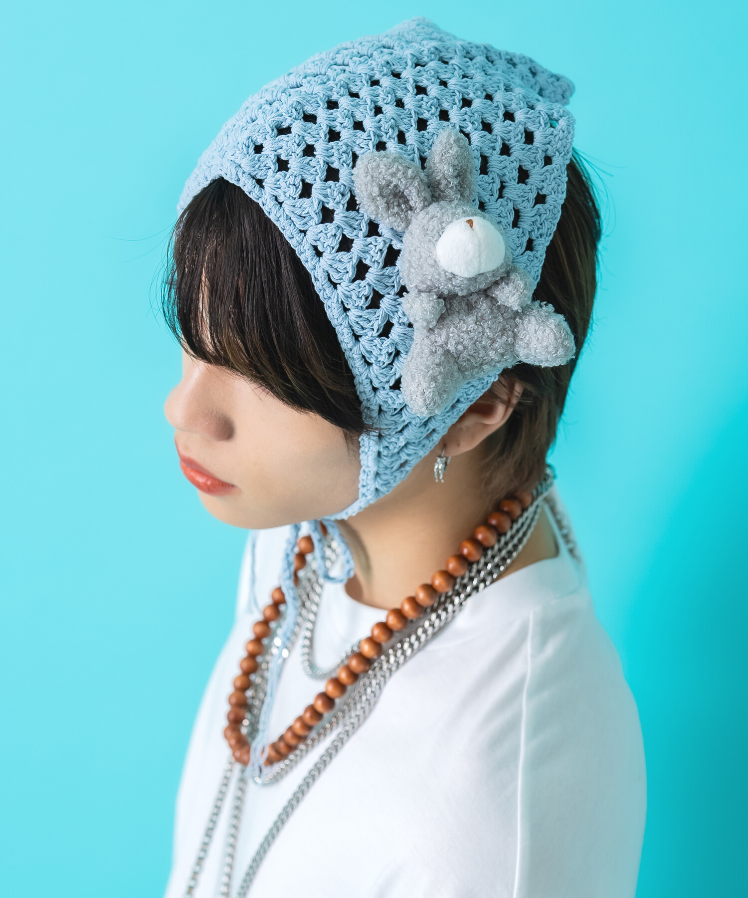 お兄系ankorockアンコロックファー ダッフルコート 超美品クリーニング済 うさ耳ファーニットキャップ ankoROCK(アンコロック) メンズ