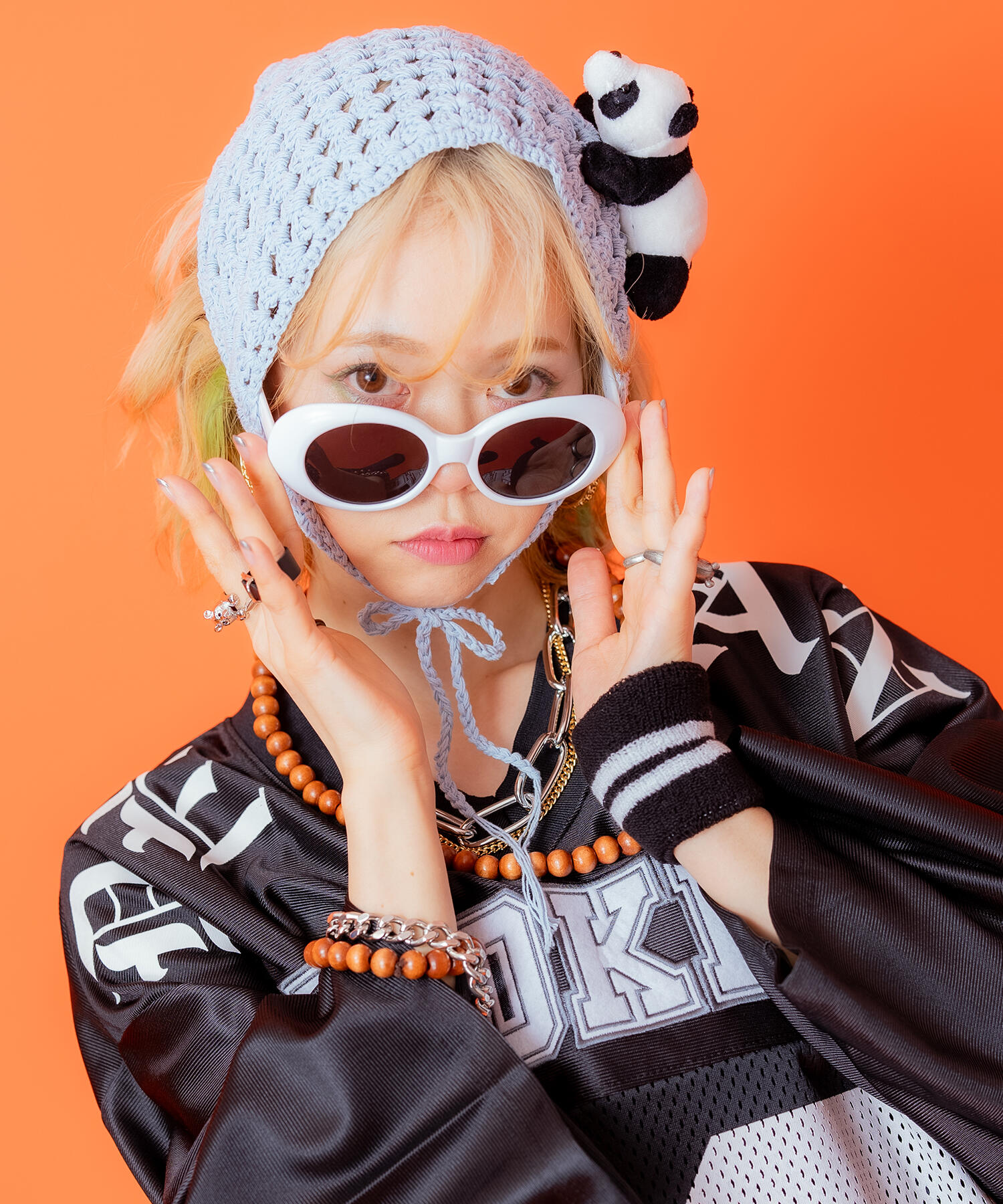 お兄系ankorockアンコロックファー ダッフルコート 超美品クリーニング済 ショートファーフラッフィーハット ankoROCK(アンコロック
