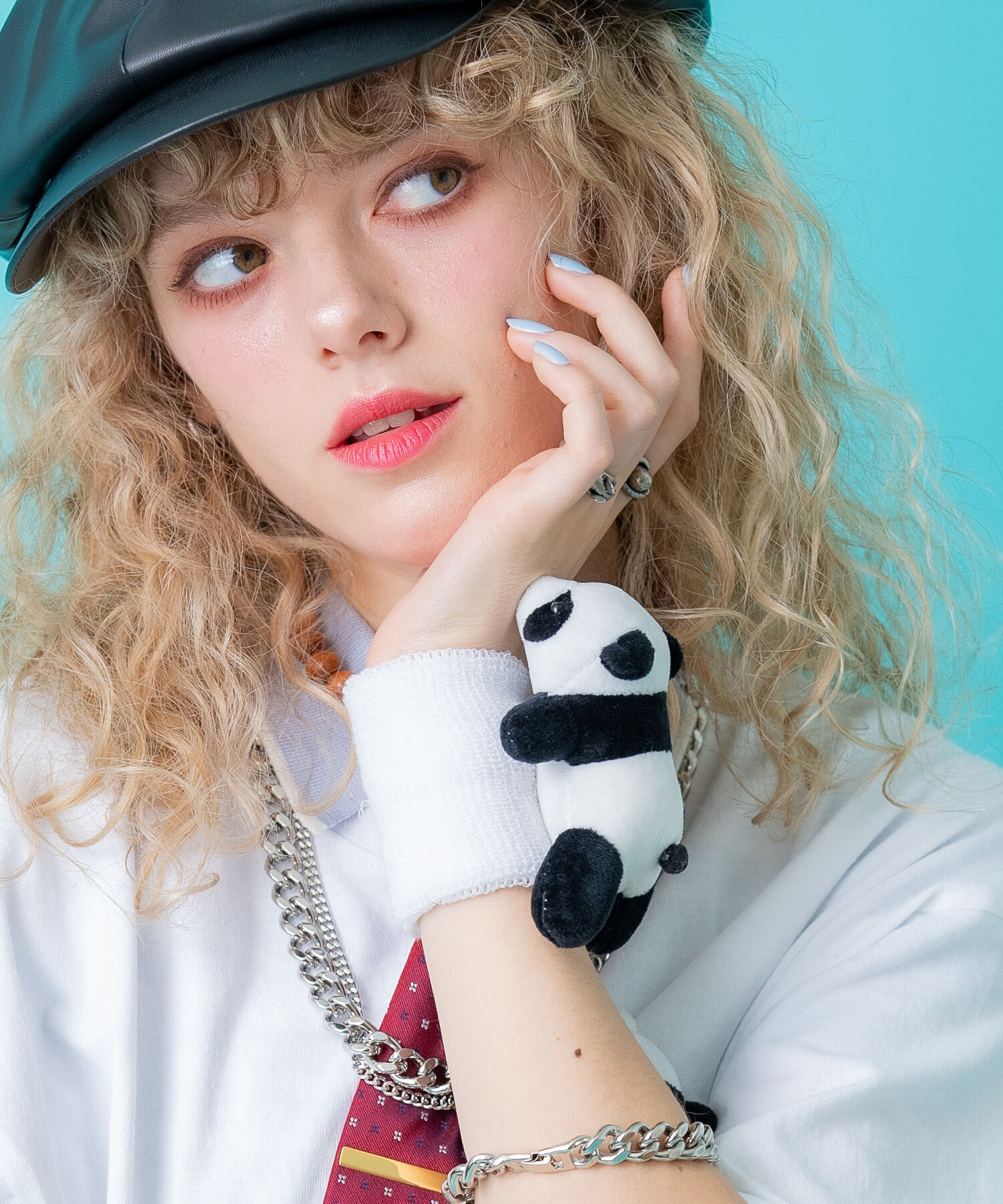 TEDDY ankoROCK リストバンド / メンズ レディース スポーツ タオル