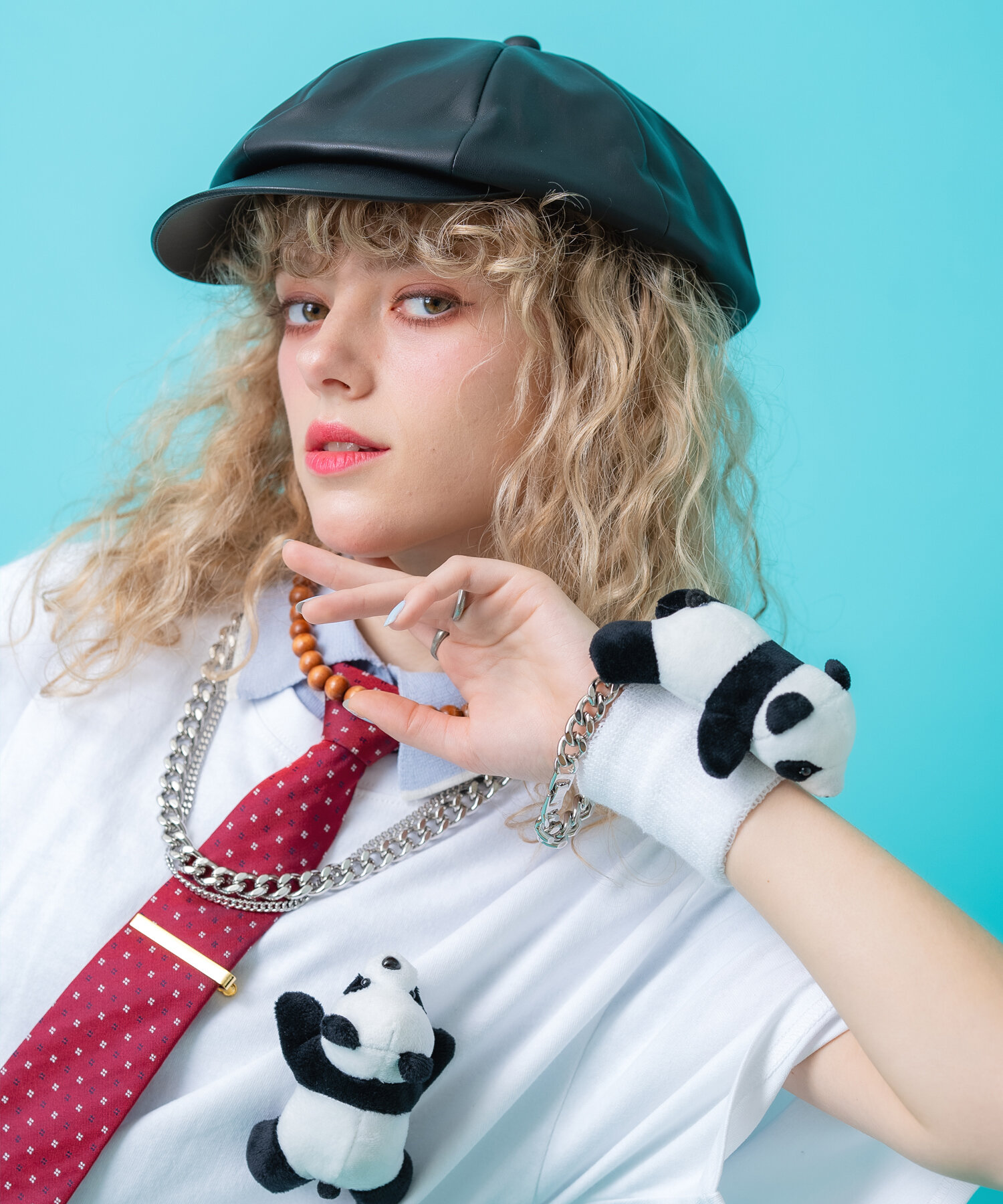 TEDDY ankoROCK リストバンド / メンズ レディース スポーツ タオル